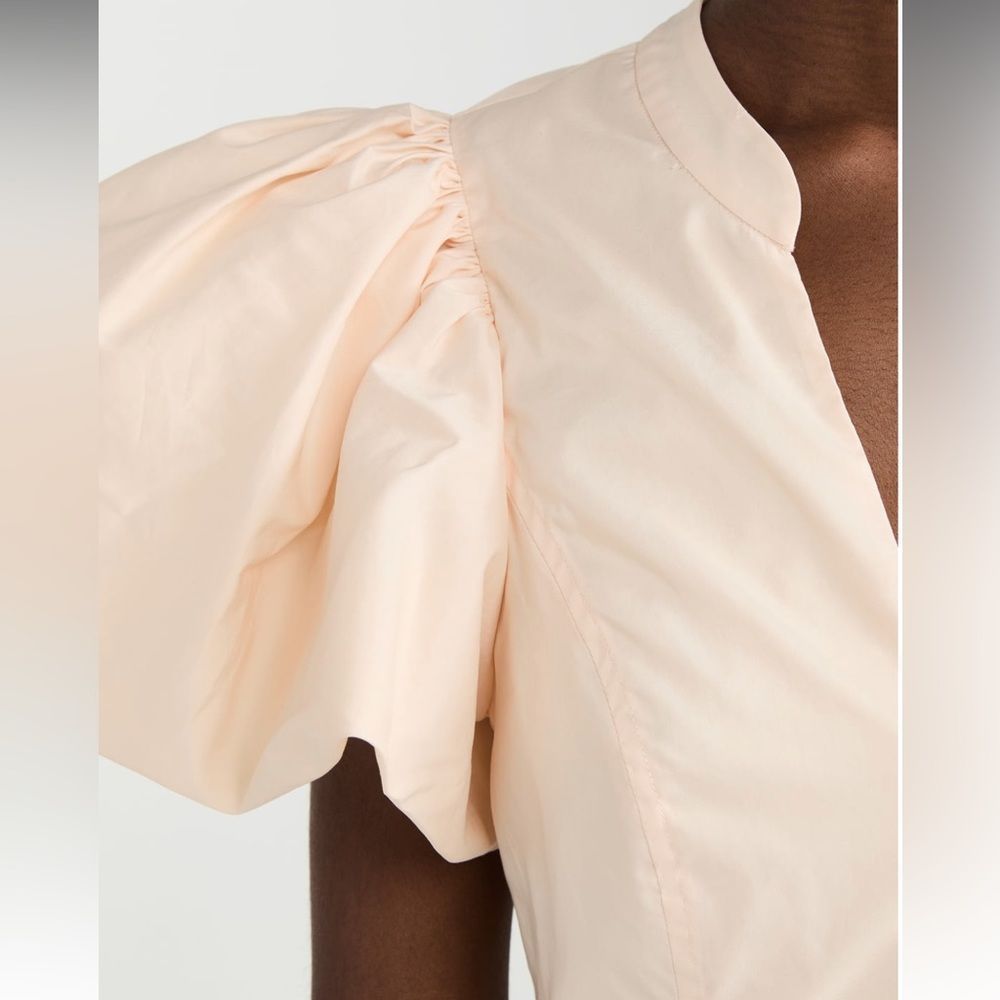 Nwt Jonathan Simkhai Button Down Poplin Mini Dres… - image 6